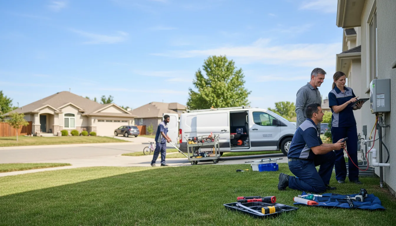 Tankless water heater service in Palmer, IL